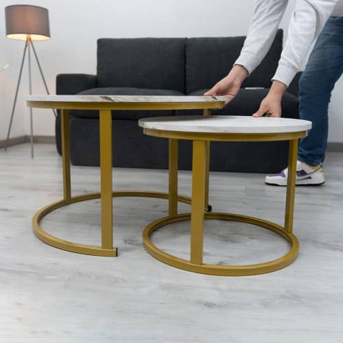 Mesa de Centro Anidada Luna