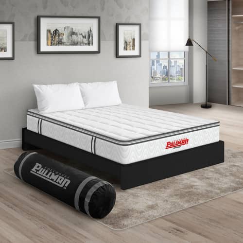 Colchón Orthopack BTU + Base Cama + Almohada