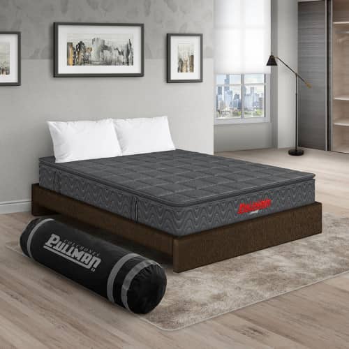 Colchón Orthopack BTU + Base Cama + Almohada