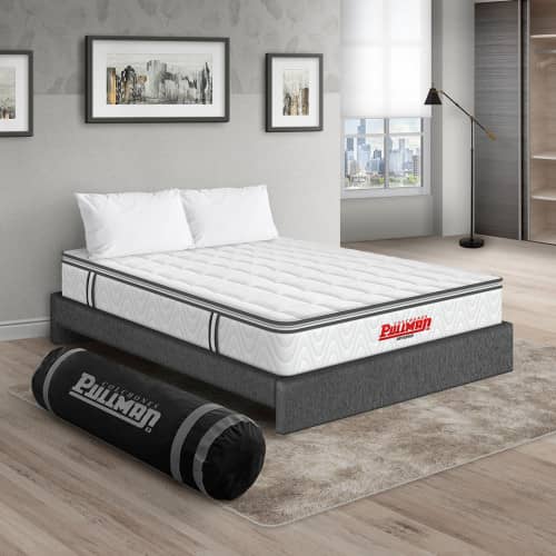 Colchón Orthopack BTU + Base Cama + Almohada