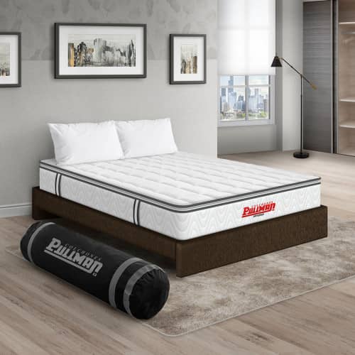 Colchón Orthopack BTU + Base Cama + Almohada