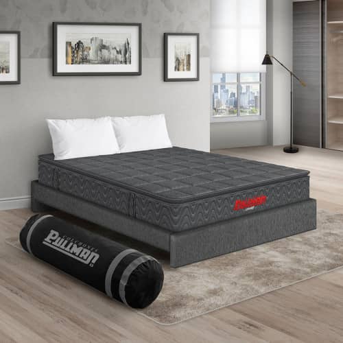 Colchón Orthopack BTU + Base Cama + Almohada