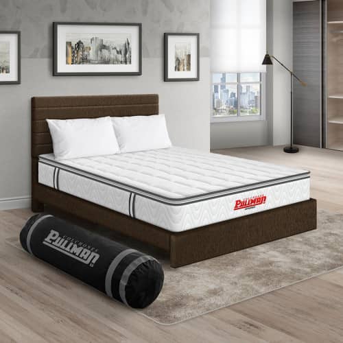 Colchón Orthopack BTU + Cama Leo + Almohada