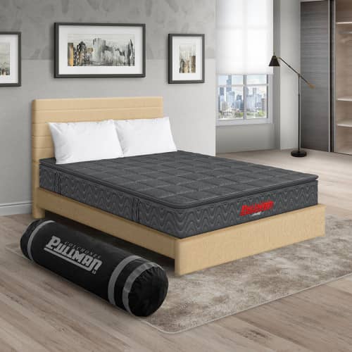 Colchón Orthopack BTU + Cama Leo + Almohada