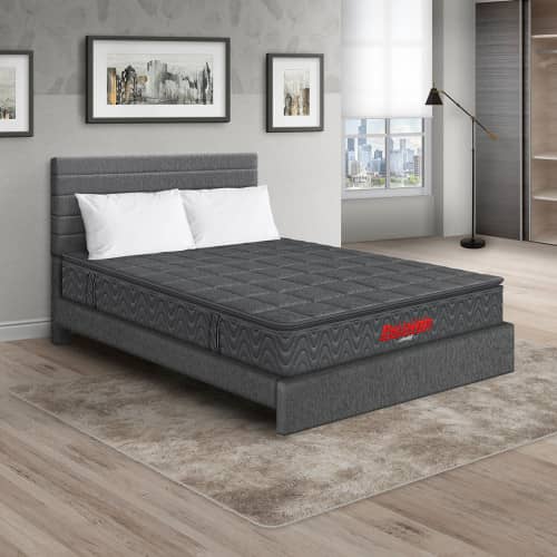 Colchón Orthopack BTU + Cama Leo + Almohada