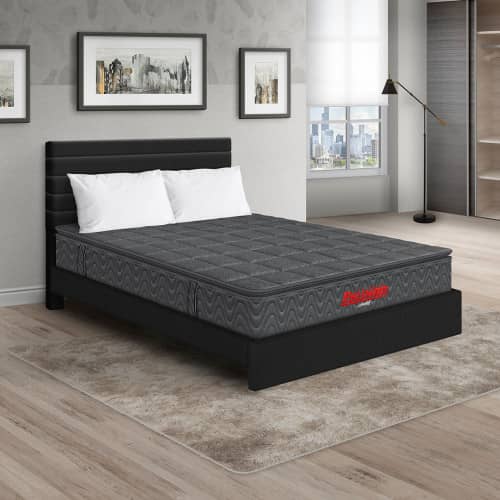 Colchón Orthopack BTU + Cama Leo + Almohada