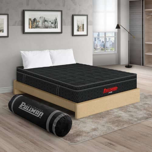 Colchón Orthopack Euro U + Base Cama + Almohada