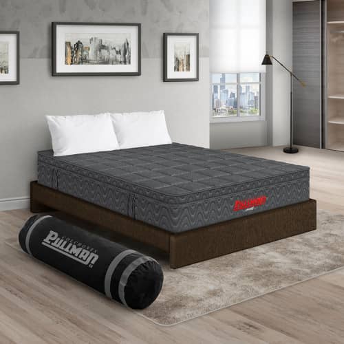 Colchón Orthopack Euro U + Base Cama + Almohada