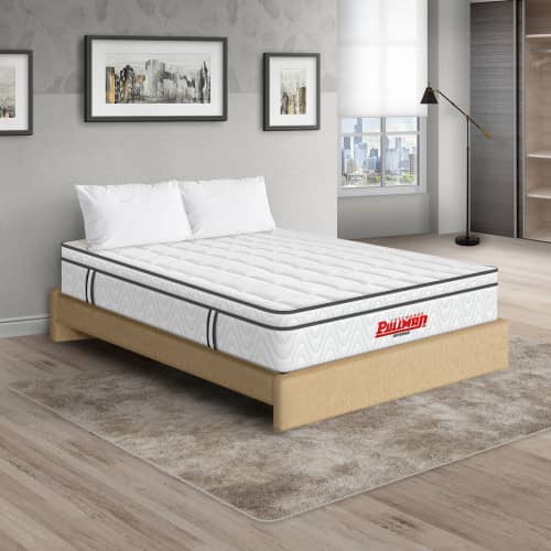 Colchón Orthopack Euro U + Base Cama + Almohada