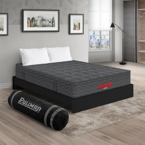 Colchón Orthopack Euro U + Base Cama + Almohada