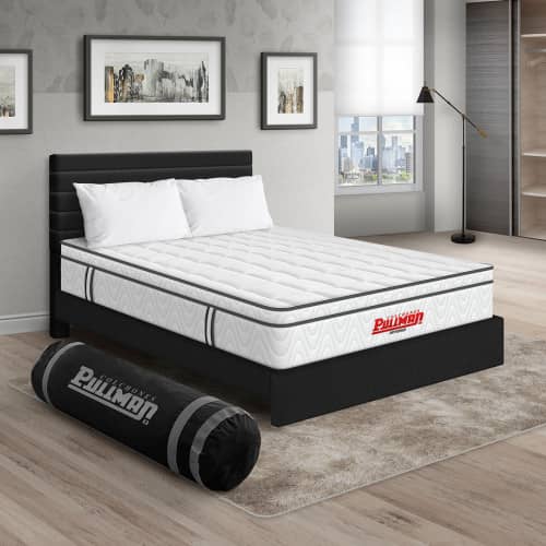 Colchón Orthopack Euro U + Cama Leo + Almohada