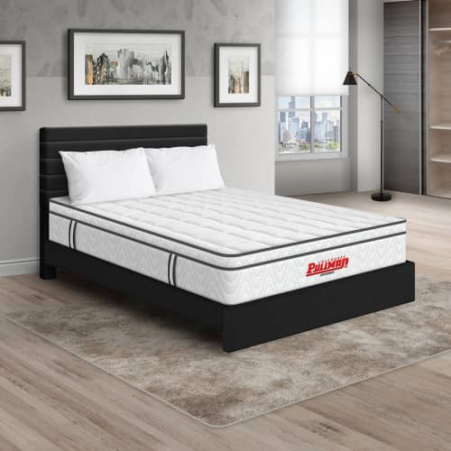 Colchón Orthopack Euro U + Cama Leo + Almohada