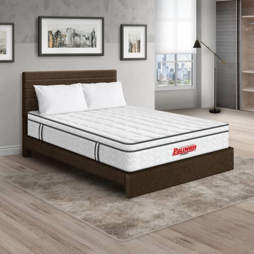 Colchón Orthopack Euro U + Cama Leo + Almohada