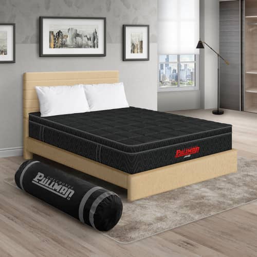 Colchón Orthopack Euro U + Cama Leo + Almohada