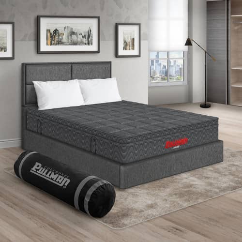 Colchón Orthopack Euro U + Cama Firenze + Almohada