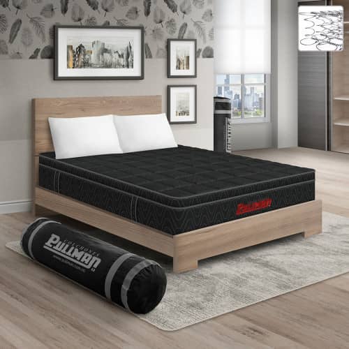 Colchón Orthopack Euro U + Cama TPM + Almohada