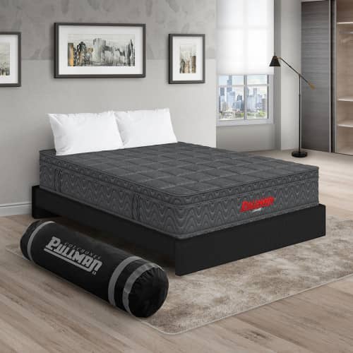 Colchón Orthopack Euro + Base Cama + Almohada