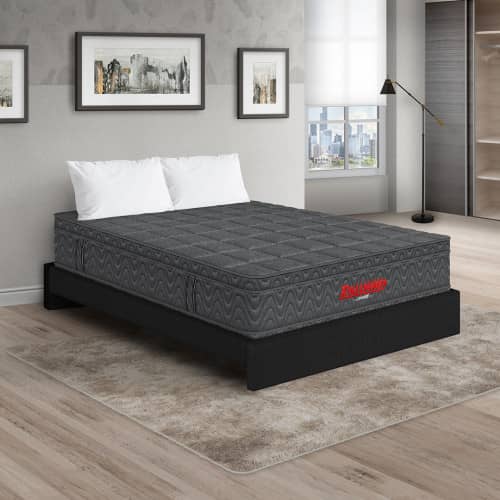 Colchón Orthopack Euro + Base Cama + Almohada