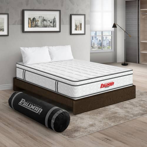 Colchón Orthopack Euro + Base Cama + Almohada