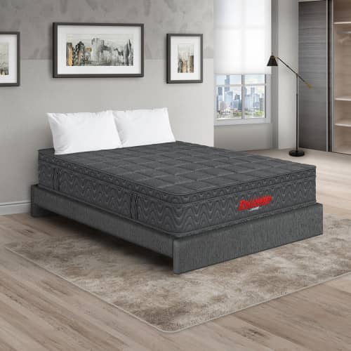 Colchón Orthopack Euro + Base Cama + Almohada