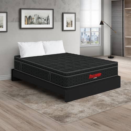 Colchón Orthopack Euro + Base Cama + Almohada