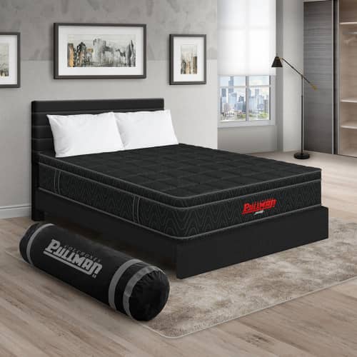 Colchón Orthopack Euro + Cama Leo + Almohada