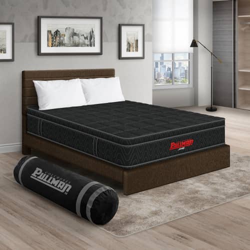 Colchón Orthopack Euro + Cama Leo + Almohada