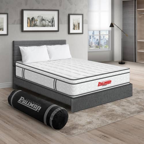 Colchón Orthopack Euro + Cama Leo + Almohada