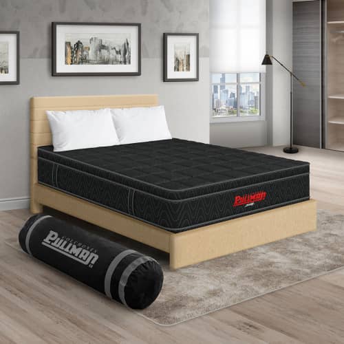 Colchón Orthopack Euro + Cama Leo + Almohada