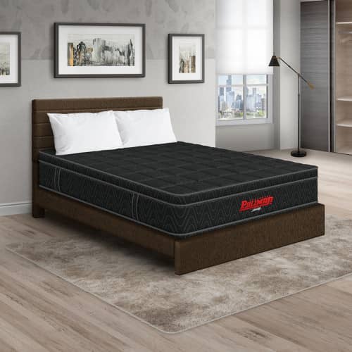 Colchón Orthopack Euro + Cama Leo + Almohada