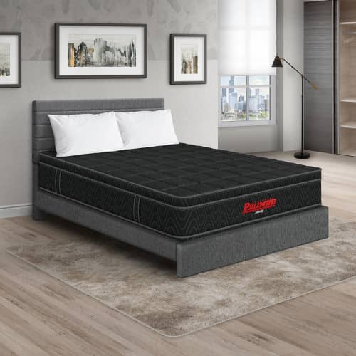 Colchón Orthopack Euro + Cama Leo + Almohada