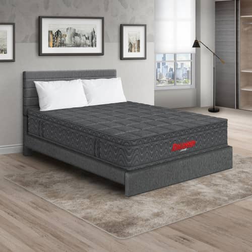 Colchón Orthopack Euro + Cama Leo + Almohada