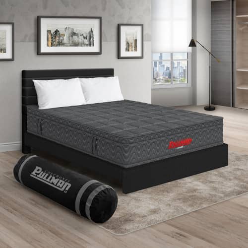 Colchón Orthopack Euro + Cama Leo + Almohada