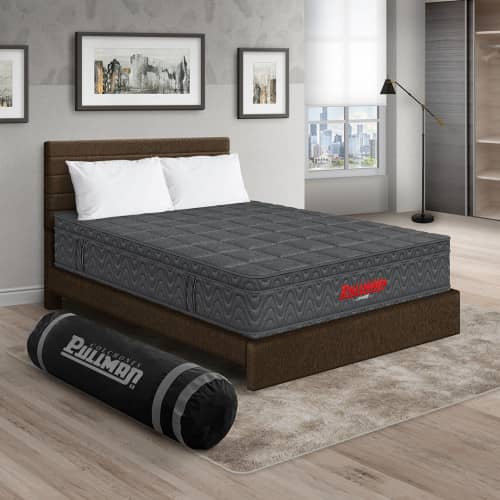 Colchón Orthopack Euro + Cama Leo + Almohada