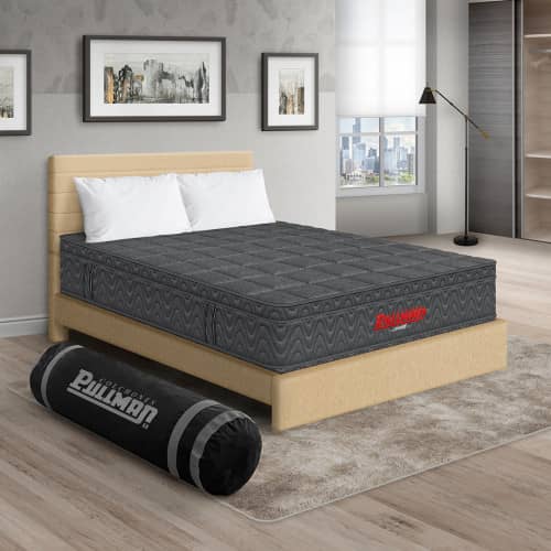 Colchón Orthopack Euro + Cama Leo + Almohada