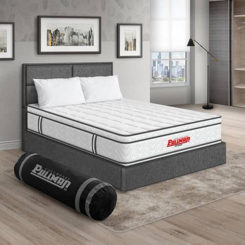 Colchón Orthopack Euro + Cama Firenze + Almohada