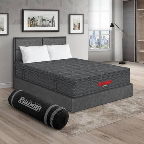 Colchón Orthopack Euro + Cama Firenze + Almohada