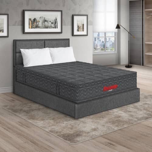 Colchón Orthopack Euro + Cama Firenze + Almohada
