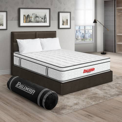 Colchón Orthopack Euro + Cama Firenze + Almohada