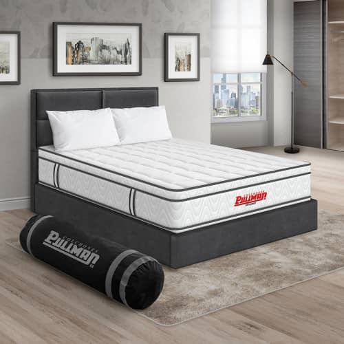 Colchón Orthopack Euro + Cama Firenze + Almohada