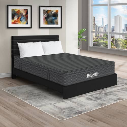 Colchón Rollpack Euro U + Cama Leo + Almohada