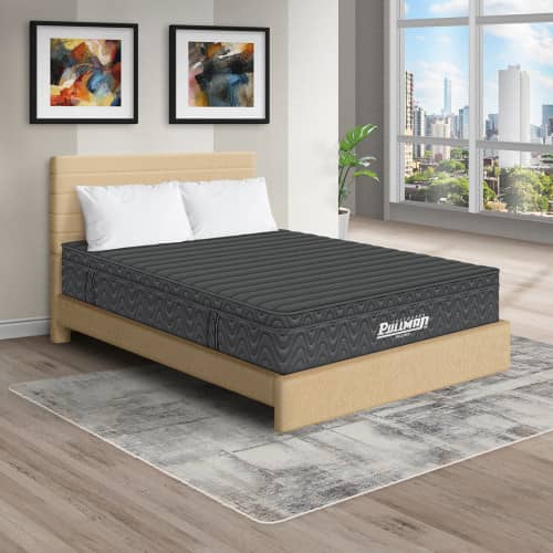 Colchón Rollpack Euro U + Cama Leo + Almohada