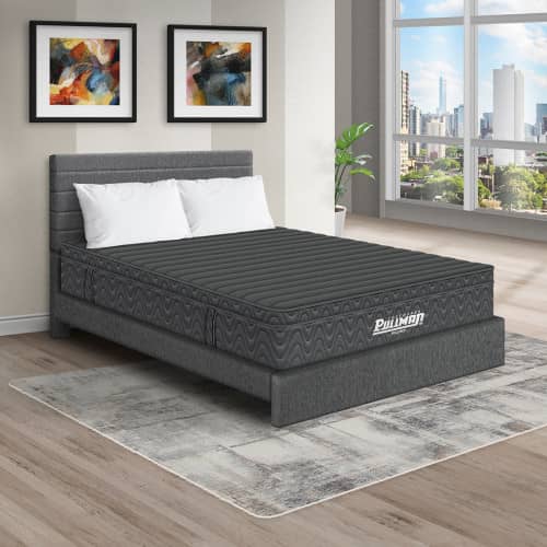 Colchón Rollpack Euro U + Cama Leo + Almohada