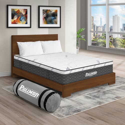 Colchón Rollpack Euro U + Cama TPM + Almohada
