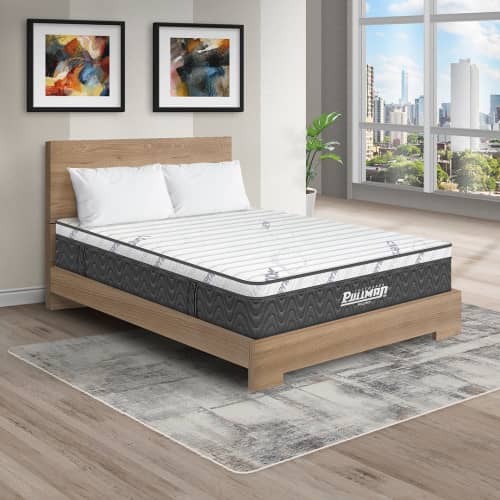 Colchón Rollpack Euro U + Cama TPM + Almohada