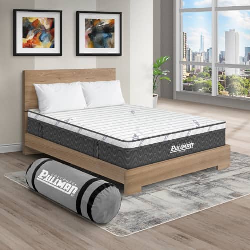 Colchón Rollpack Euro U + Cama TPM + Almohada