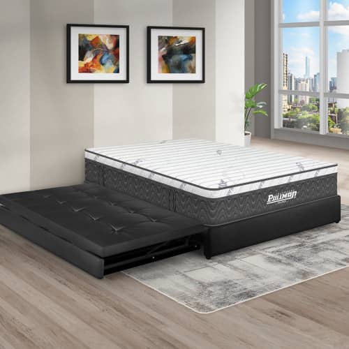 Colchón Rollpack Euro U + Cama Nido Angie