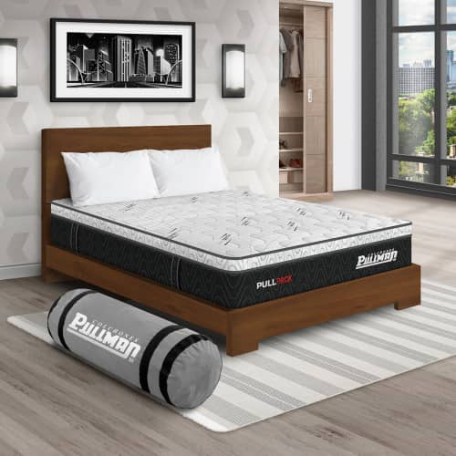 Colchón Pullpack Euro U + Cama TPM + Almohada