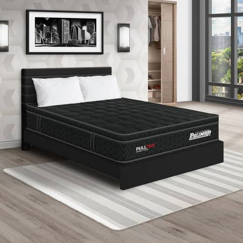 Colchón Pullpack Euro + Cama Leo + Almohada