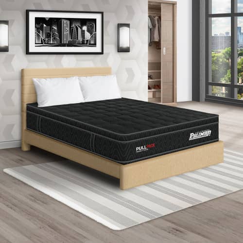 Colchón Pullpack Euro + Cama Leo + Almohada